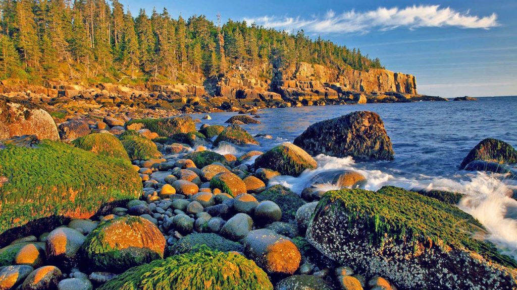 Acadia national park in usa