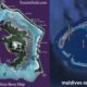 bora bora and maldives on map